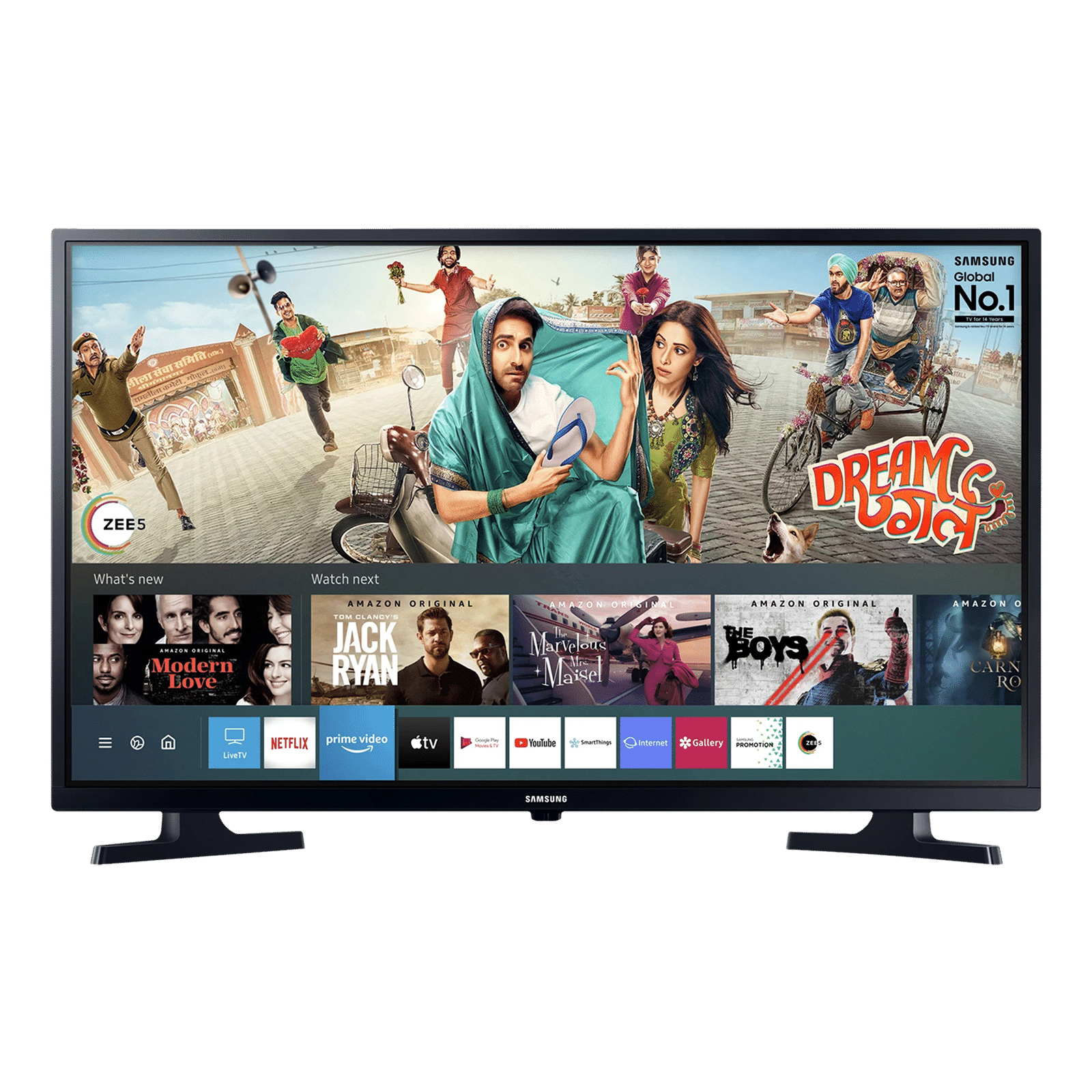 SAMSUNG Series 4 80 cm (32 inch) HD Ready LED Smart Tizen TV with Hyper Real Picture Engine