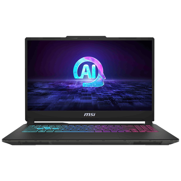 MSI Cyborg 15 AI A1VEK 096IN Intel Core Ultra 7 Gaming Laptop (16GB, 512GB SSD, Windows 11 Home, 6GB Graphics, 15.6 inch 144 Hz FHD Display, NVIDIA GeForce RTX 4050, MS Office Home & Student 2021, Translucent Black, 1.98 KG)_1
