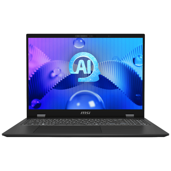 MSI Prestige 16 AI Evo B1MG 054IN Intel Core Ultra 7 Business Laptop (16GB, 512GB SSD, Windows 11 Home, 16 inch QHD Plus Display, MS Office 2021, Stellar Gray, 1.5 KG)_1
