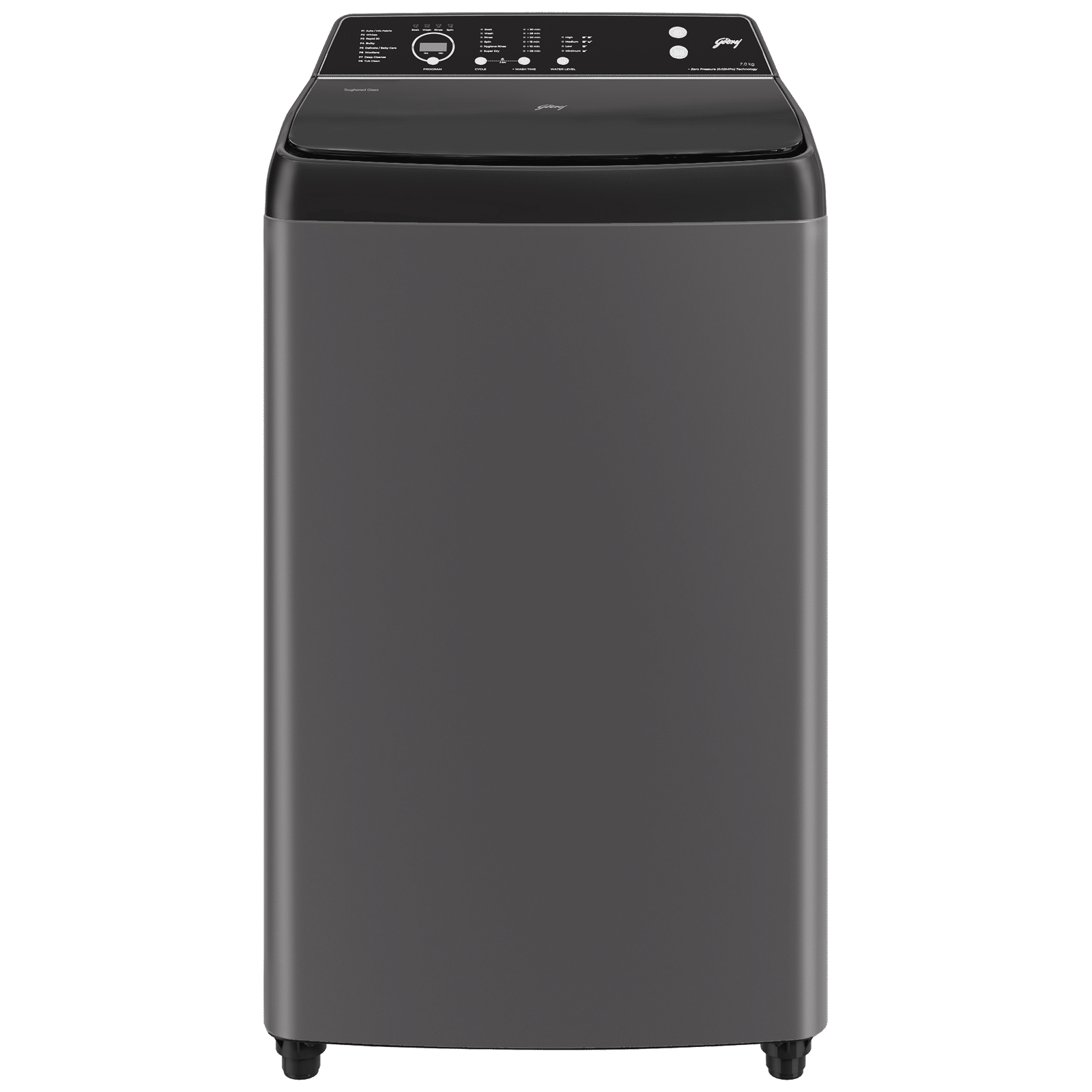 Godrej 7 kg 5 Star Fully Automatic Top Load Washing Machine (Velvet, WTEON VLVT 70 5.0 FDTN2MTBK, Auto Resume, Metallic Black)