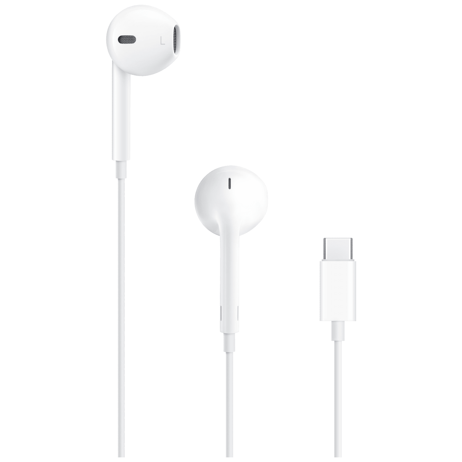 Apple A3046 Wired Earphone with Mic (Type-C, In Ear, White)