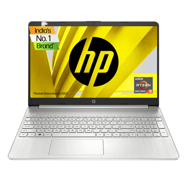 HP 15s-eq2144AU AMD Ryzen 5 (15.6 inch, 8GB, 512GB, Windows 11, MS Office 2019, AMD Radeon Graphics, FHD Display, Natural Silver, 50M63PA)_1