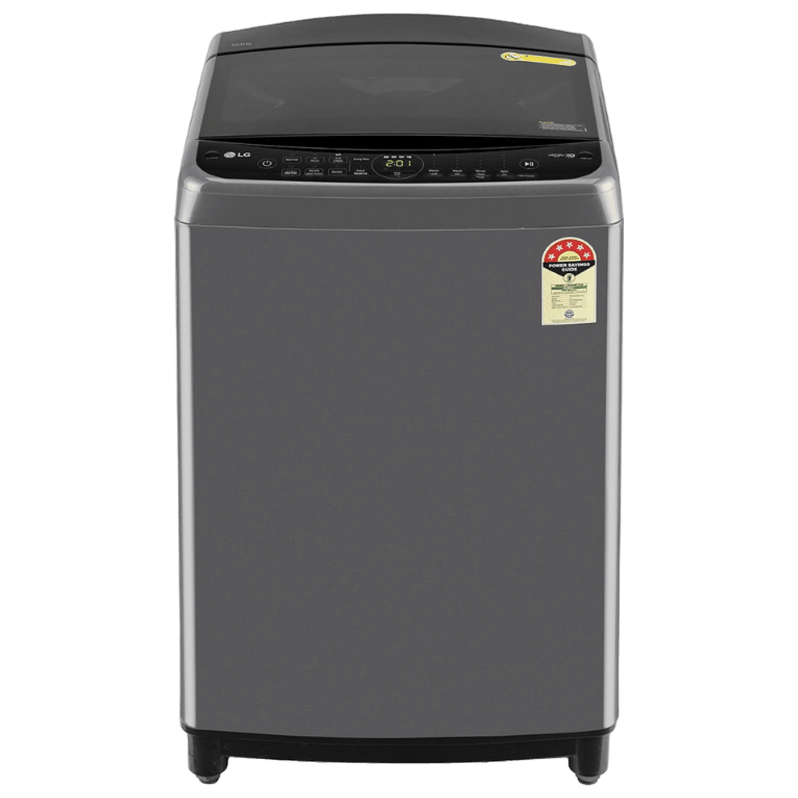 LG 10 kg 5 Star Fully Automatic Top Load Washing Machine (THD10NPM, AI Direct Drive, Middle Black)