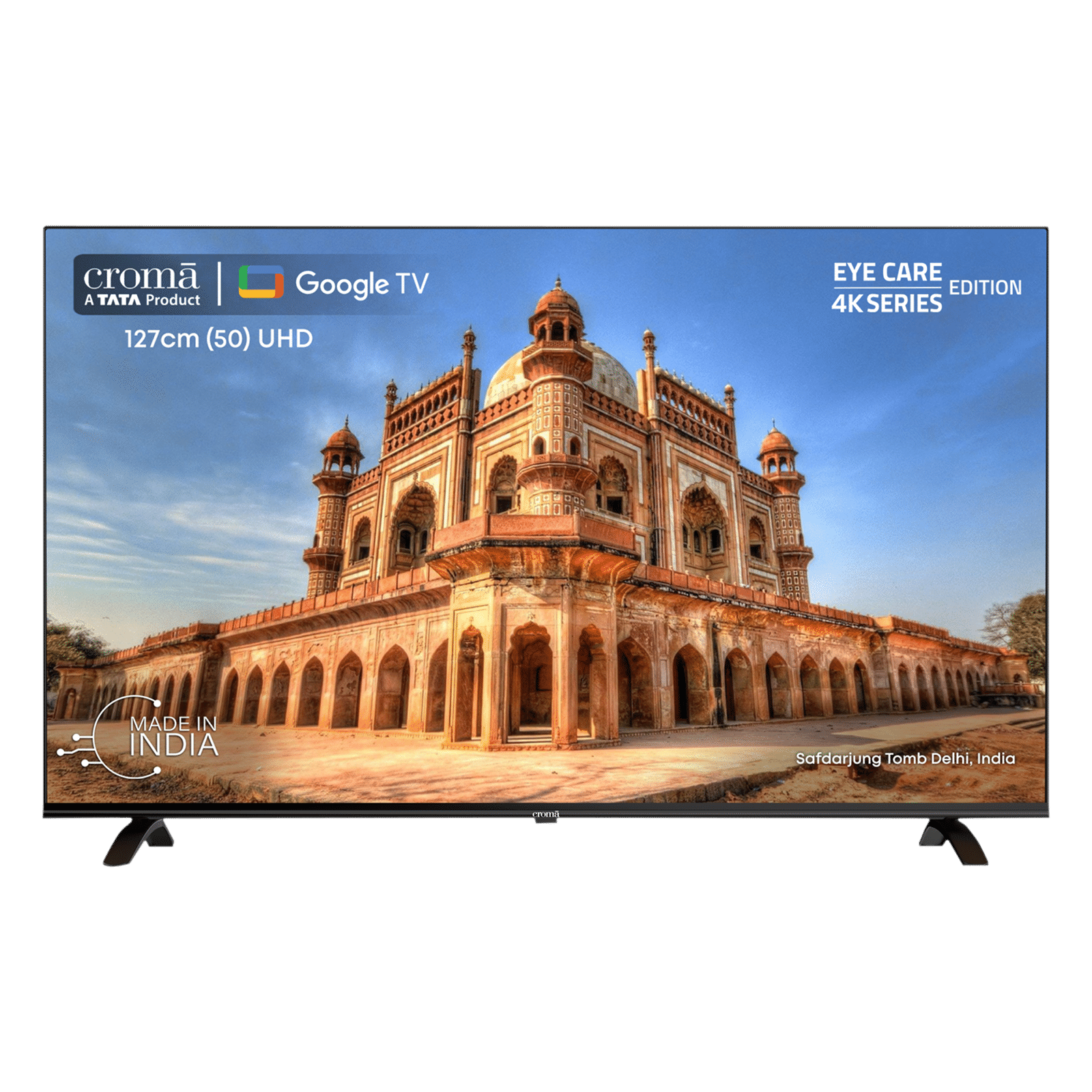 Croma 50UGC024601 127 cm (50 inch) 4K Ultra HD LED Google TV with Bezel Less Display