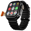 FIRE-BOLTT Oracle GPS+Wi-Fi+4G SIM+Bluetooth Android OS Wristphone (50mm Display, ARM CortexTM A53 MP, Play Store Unlimited Apps, Orange Horizon Strap)_1