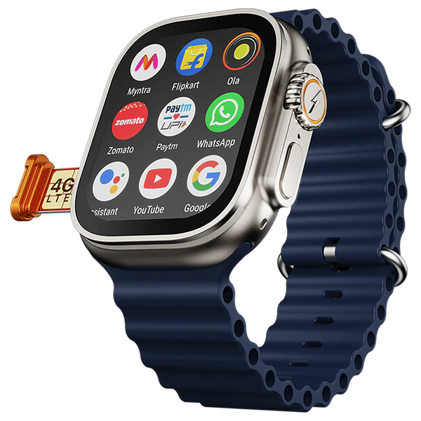FIRE-BOLTT Oracle GPS+Wi-Fi+4G SIM+Bluetooth Android OS Wristphone (50mm Display, ARM CortexTM A53 MP, Play Store Unlimited Apps, Marine Mirage Strap)_1