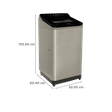 Panasonic 8 kg 5 Star Fully Automatic Top Load Washing Machine (NA-F80V10SRB, In-built Heater, Stainless Steel)_3