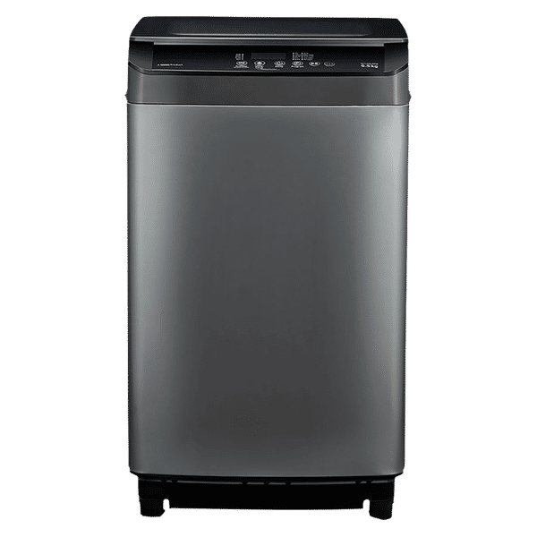 Voltas Beko 7 kg 5 Star Fully Automatic Top Load Washing Machine (WTL70UPGB, Lint Filter, Grey)_1
