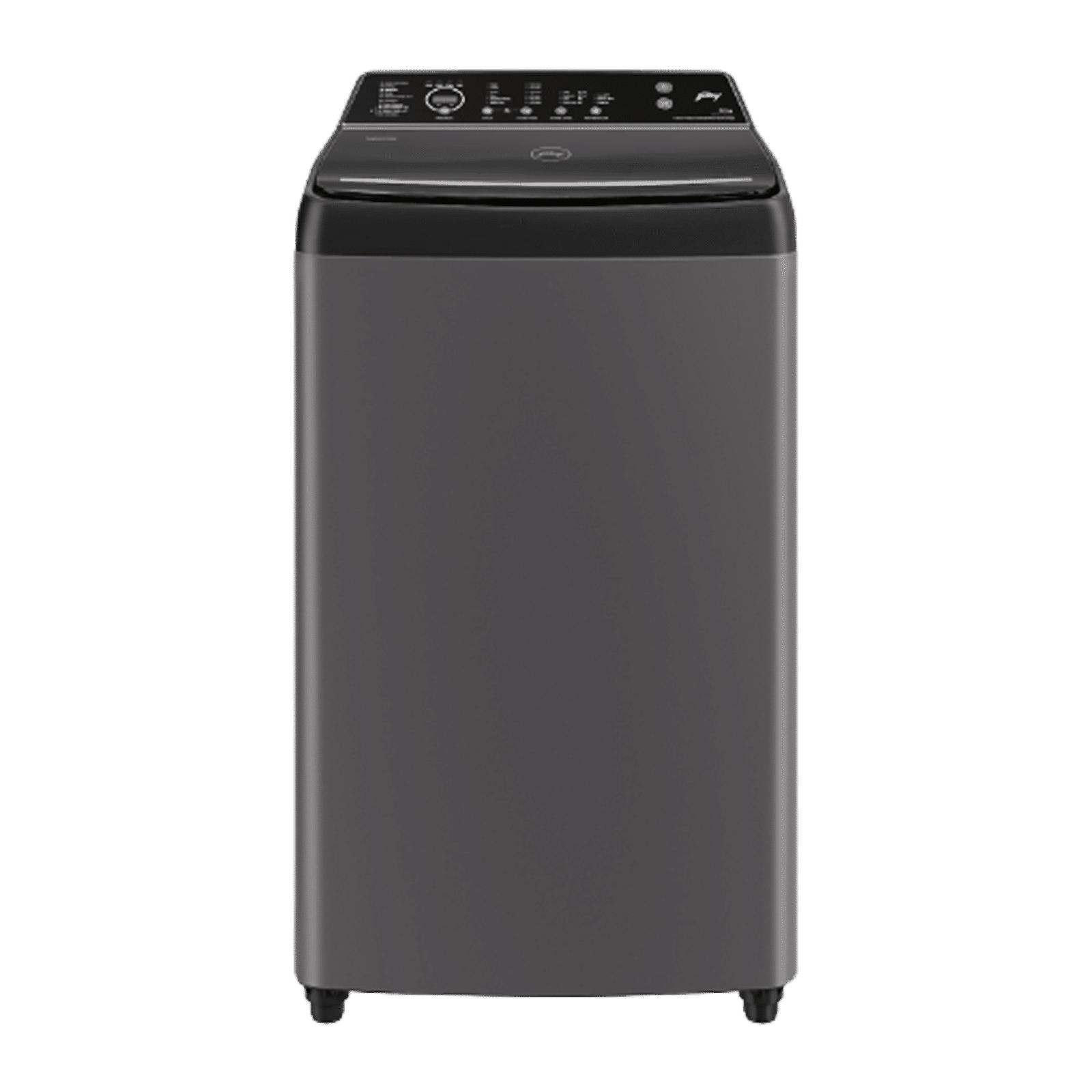 Godrej 8 kg 5 Star Fully Automatic Top Load Washing Machine (Velvet, WTEON VLVT 80 5.0 FDTS MTBK, Built In Heater, Metallic Black)