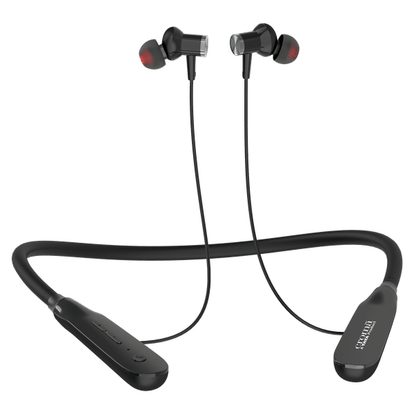 Croma CRSE020EPA0302 Neckband with Environmental Noise Cancellation (IPX4 Water Resistant, 20 Hours Playback, Black)_1