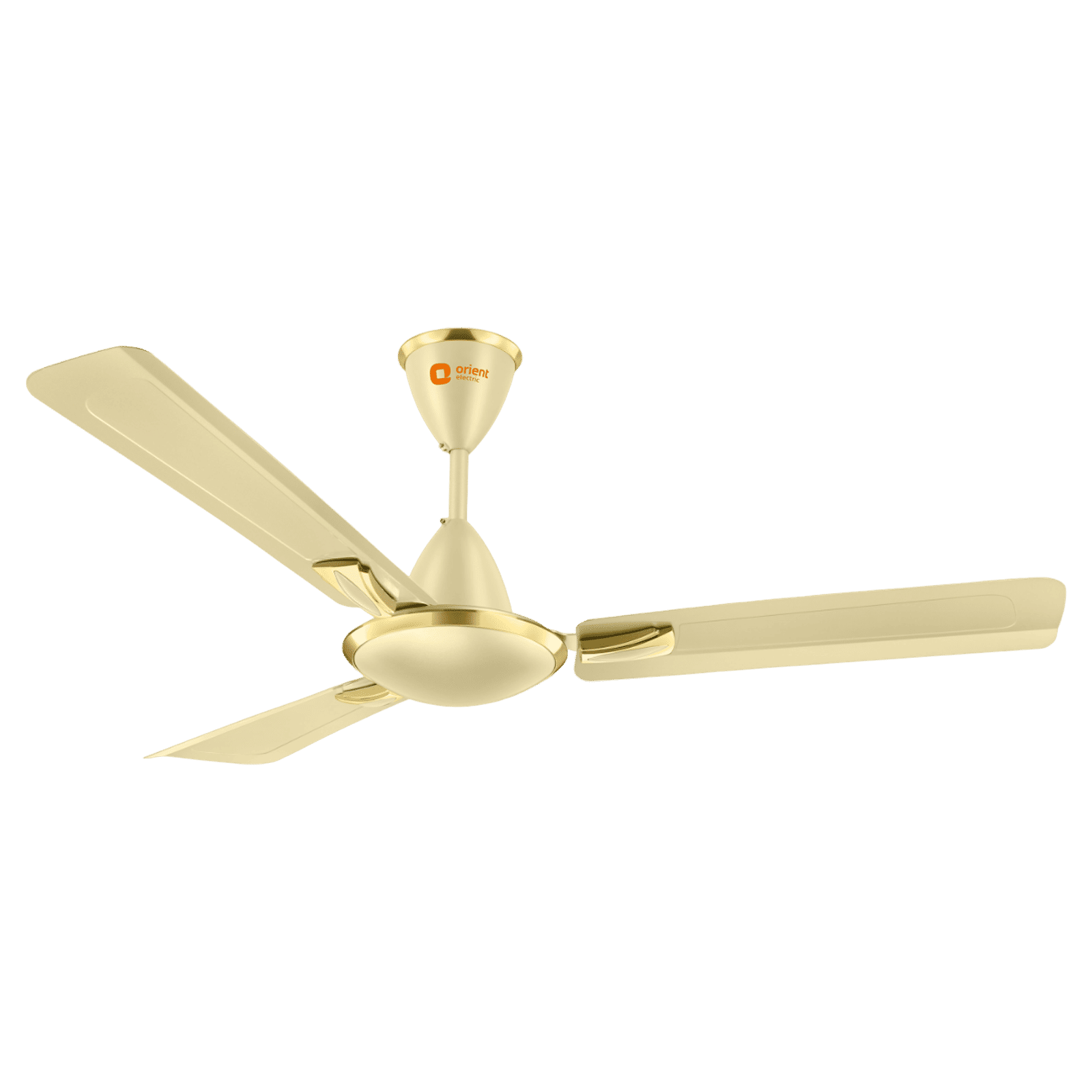 Orient Gratia 120cm Sweep 3 Blade Ceiling Fan (With Copper Motor, 2134831514911, Metalic Ivory)