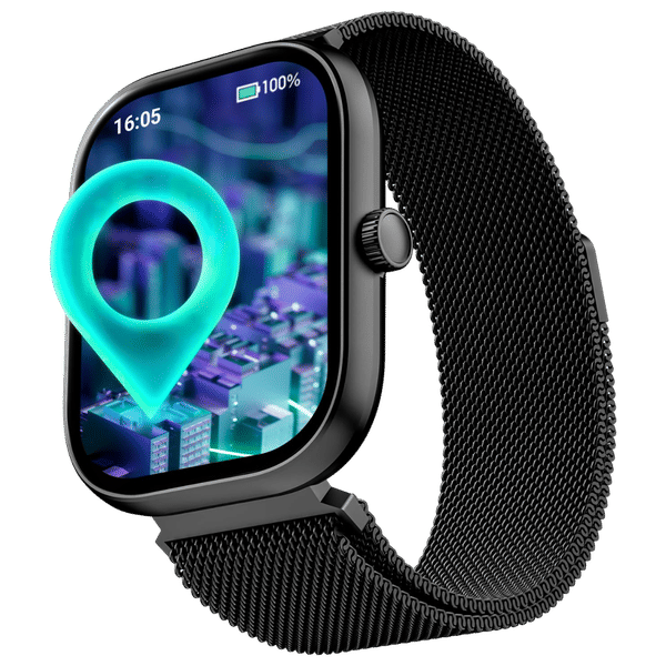 boAt Wave Sigma 3 Smartwatch with Bluetooth Calling (51.05mm HD Display, IP67 Water Resistant, Metal Black Strap)_1