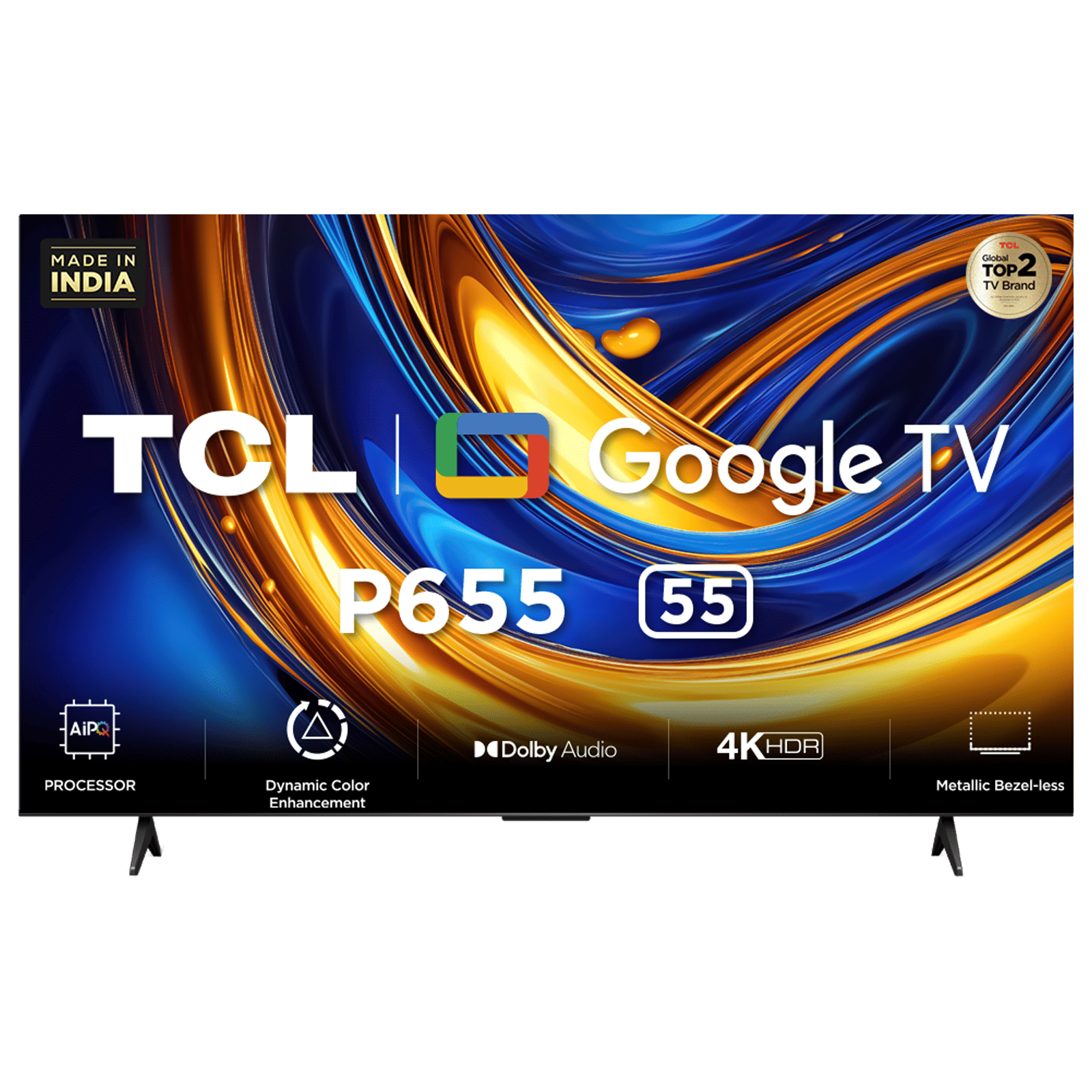 TCL P655 140 cm (55 inch) 4K Ultra HD LED Google TV with Dolby Audio (2024 model)