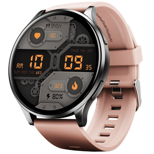boAt Lunar Prime Smartwatch with Bluetooth Calling (36.83mm AMOLED Display, IP67 Dust, Sweat & Splash Resistant, Cherry Blossom Strap)_1