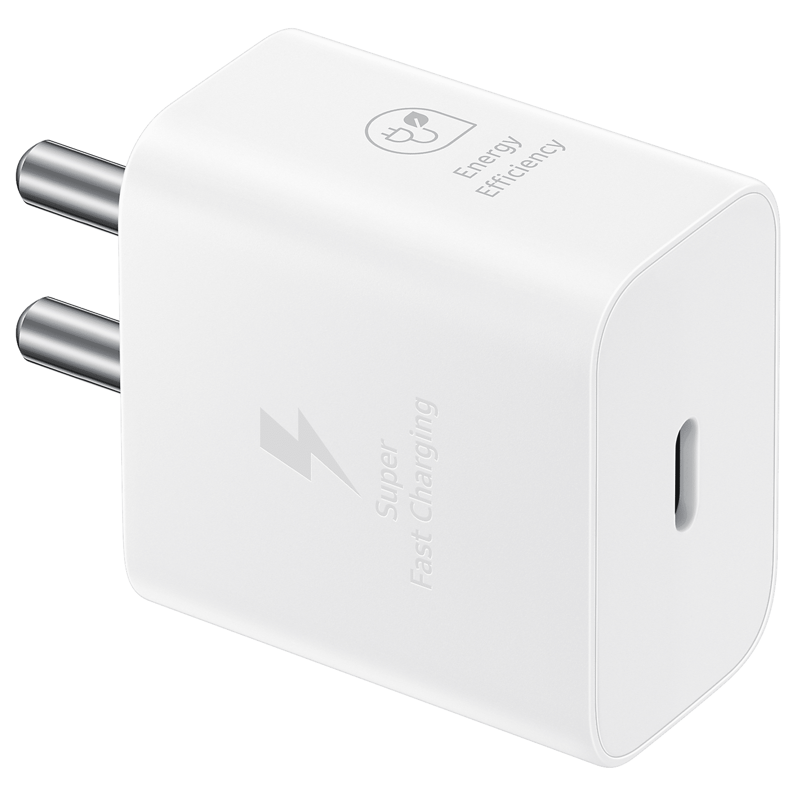 SAMSUNG EP-T2510XWNGIN 25W Type C Fast Charger (Type C to Type C Cable, Support PD 3.0 PPS, White)