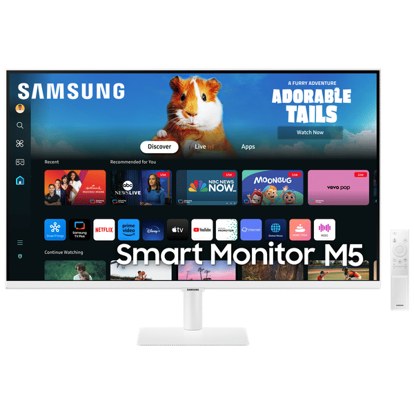 SAMSUNG Smart M5D 68.58 cm (27 inch) Full HD VA Panel IPS Monitor with 10W Inbuilt Speakers_1