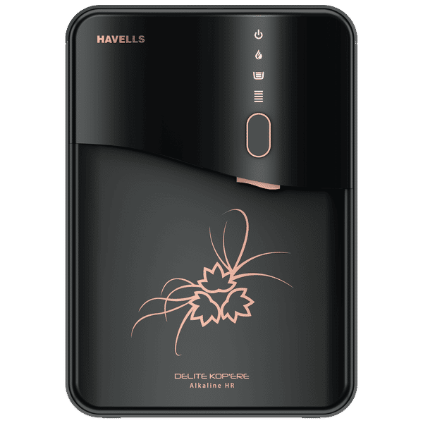 HAVELLS Delite Kop'ere 6.5L RO + UV Water Purifier with LED Display (Dark Grey)_1