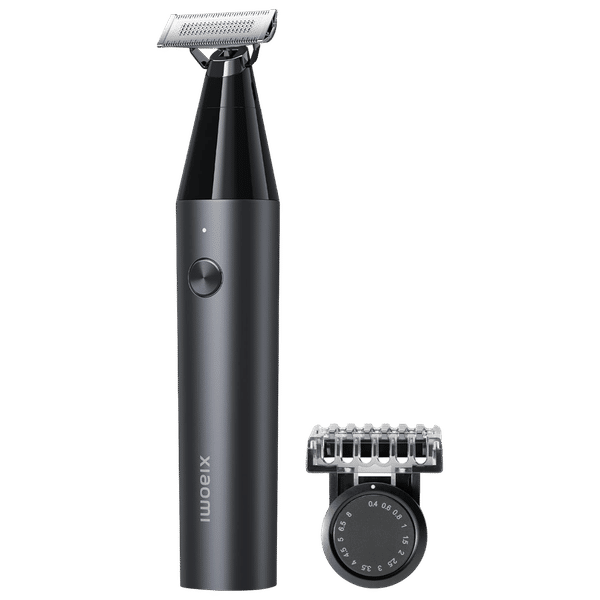 Xiaomi X300 Rechargeable Cordless Wet and Dry Trimmer for Beard and Body with 14 Length Settings for Men (60mins Runtime, Fast Charging, Black)_1