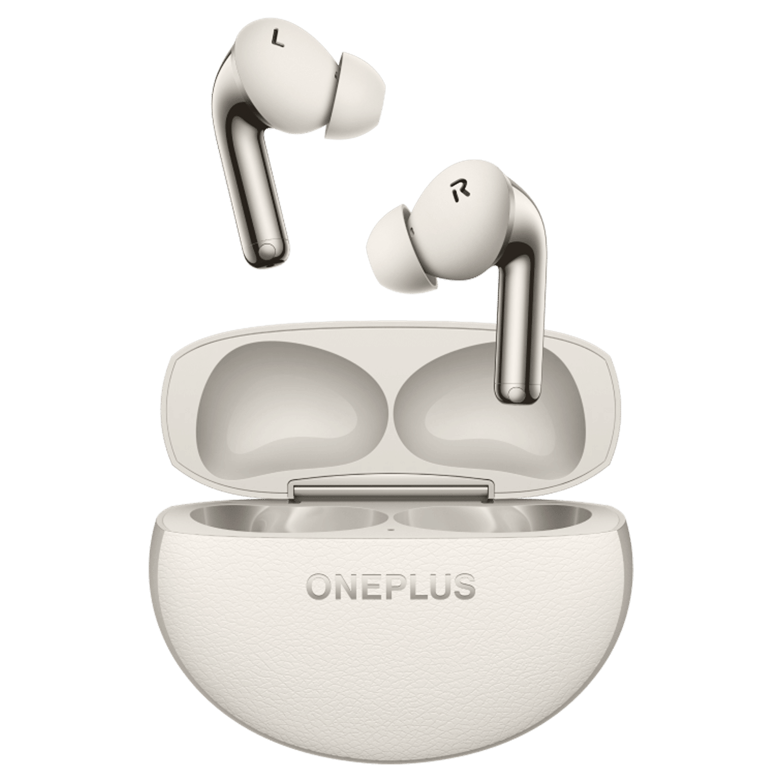 OnePlus Buds Pro 3 TWS Earbuds with Adaptive Noise Cancellation (IP55 Water Resistant, Fast Charging, Lunar Radiance)