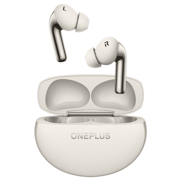 OnePlus Buds Pro 3 TWS Earbuds with Adaptive Noise Cancellation (IP55 Dust Resistant, 43 Hours Playback, Lunar Radiance)_1