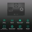 elica DT FLEXI MFC 3B 60 SWIRL Toughened Glass Top 3 Burner Automatic Hob (Rotational On Device Control, Black)_3
