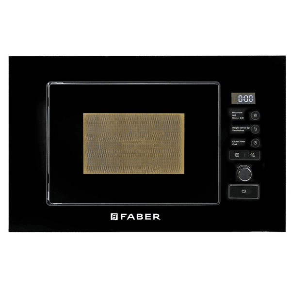 FABER FBIMWO SG BK 20L Built-in Microwave Oven with 10 Autocook Menus (Black)_1