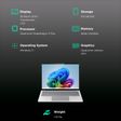 Microsoft Surface 7th Edition Snapdragon X Plus Touchscreen Ultra Thin Laptop (16GB, 512GB SSD, Windows 11 Home, 13.8 inch LCD Display, Platinum, 1.34 KG)_3