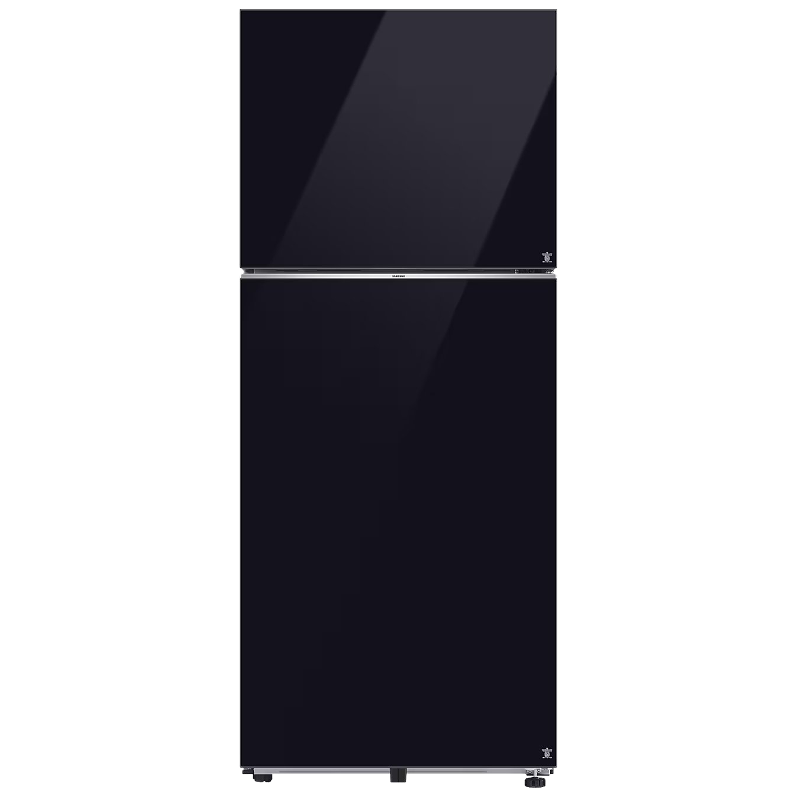 SAMSUNG 396 Litres 2 Star Frost Free Double Door Smart Wifi Enabled Refrigerator with Digital Inverter Compressor (RT41DB6A4B22HL, Black Glass)