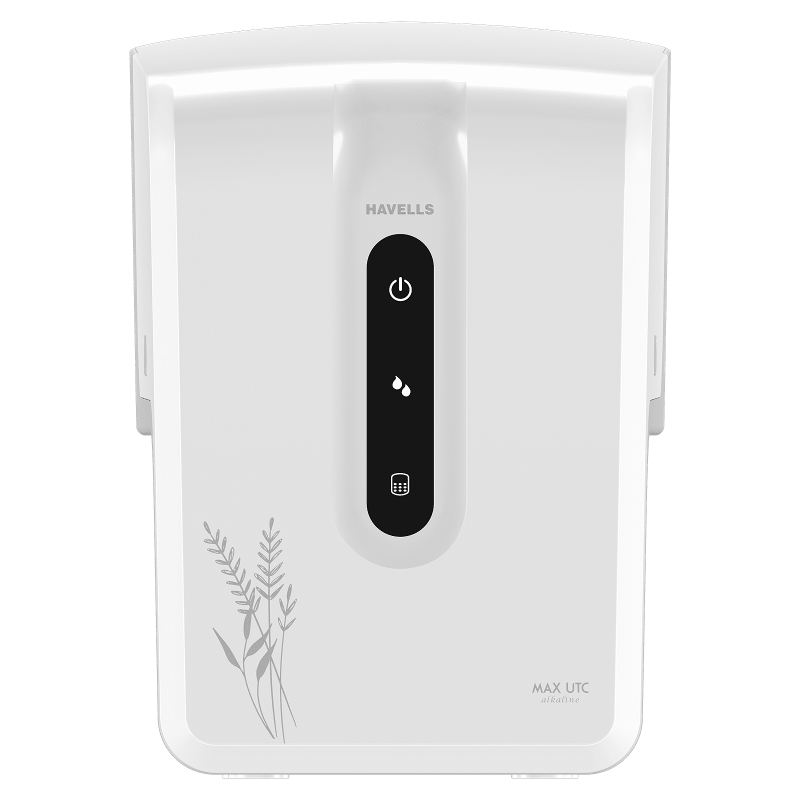 HAVELLS MAX UTC Alkaline 7L RO + UV Hot & Cold Water Purifier with Activated Carbon Filter (White)