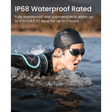 SHOKZ OpenSwim Pro Bone Conduction Bluetooth Headphone with Environmental Noise Cancellation (IP68 Waterproof, Built For Swimming, Grey)_3