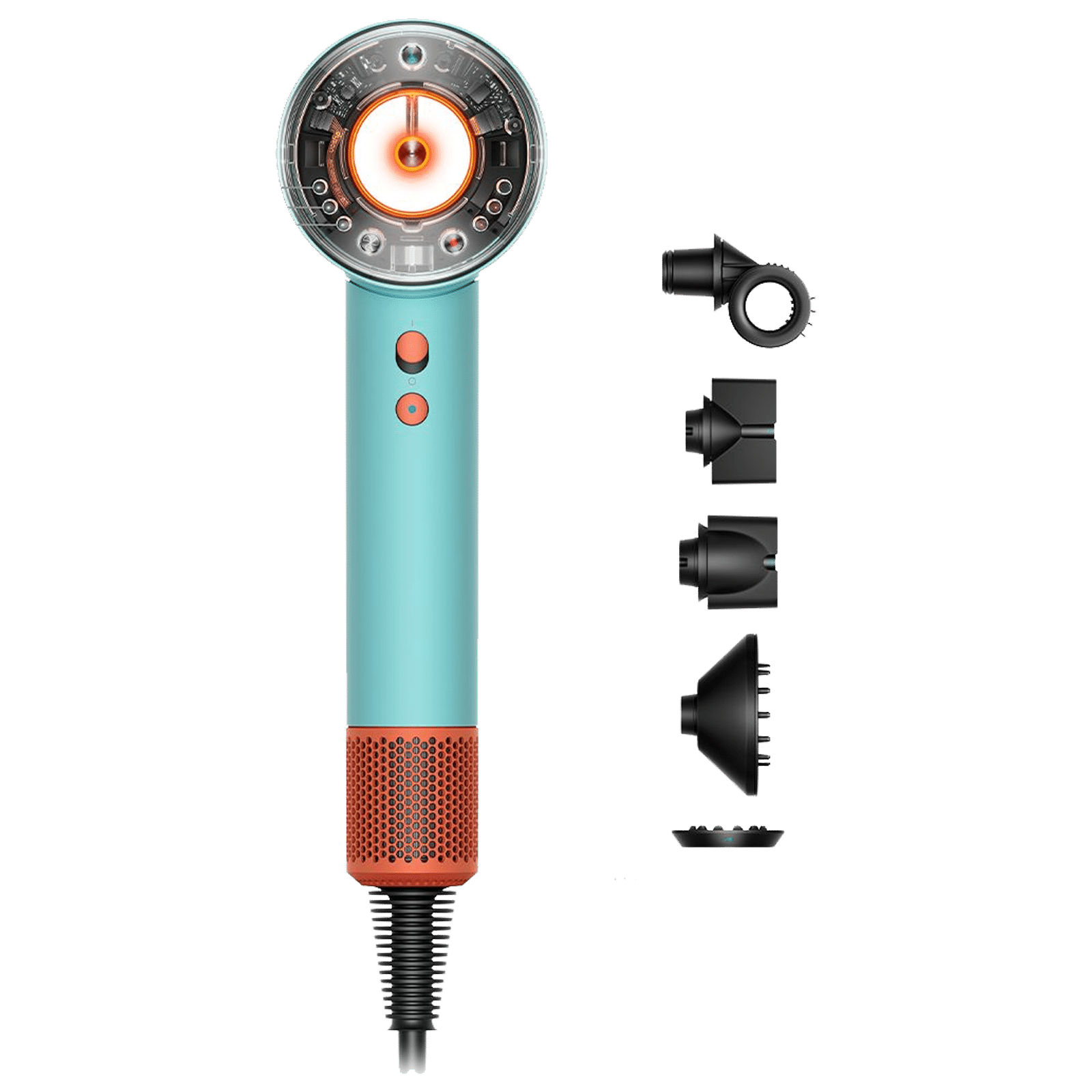 dyson Supersonic Nural Hair Dryer with 4 Heat Settings and Cold Blast (Hyperdymium Motor, Ceramic Patina and Topaz)