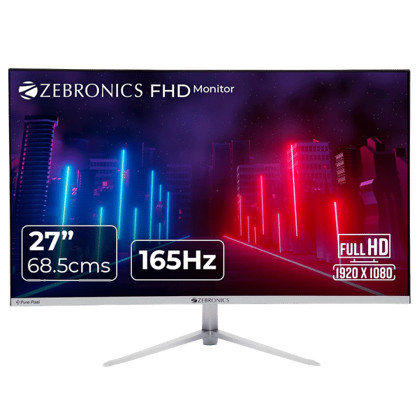 ZEBRONICS ZEB-A27FHD 68.5 cm (27 inch) Full HD LED Ultra Slim Flat Gaming Monitor with Built-in Speaker_1