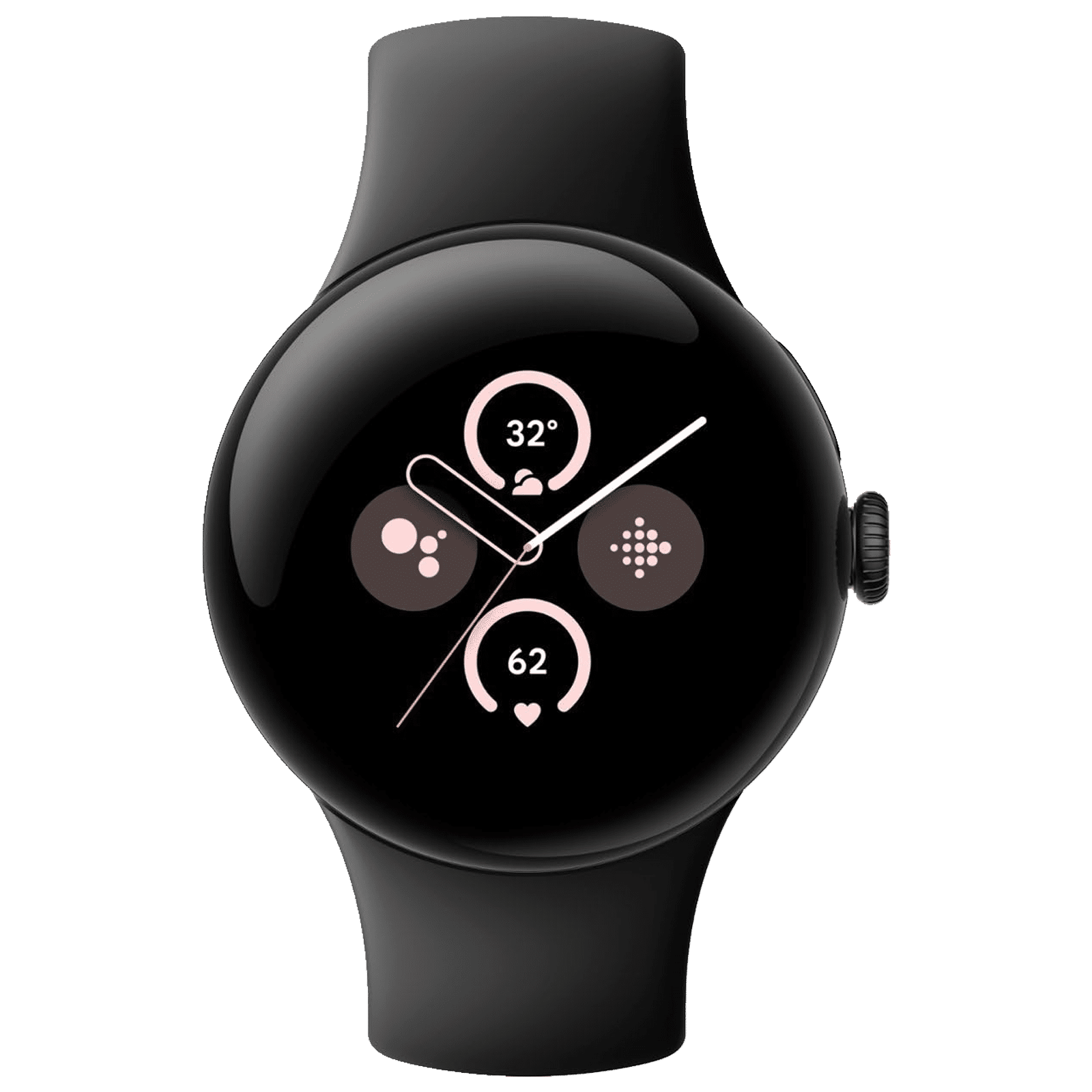 Google Pixel Watch 2 Wi-Fi + 4G SIM Wear OS 4.0 Smartwatch (41mm AMOLED Display, Qualcomm 5100 Cortex M33 co-processor, Obsidian Active Band)