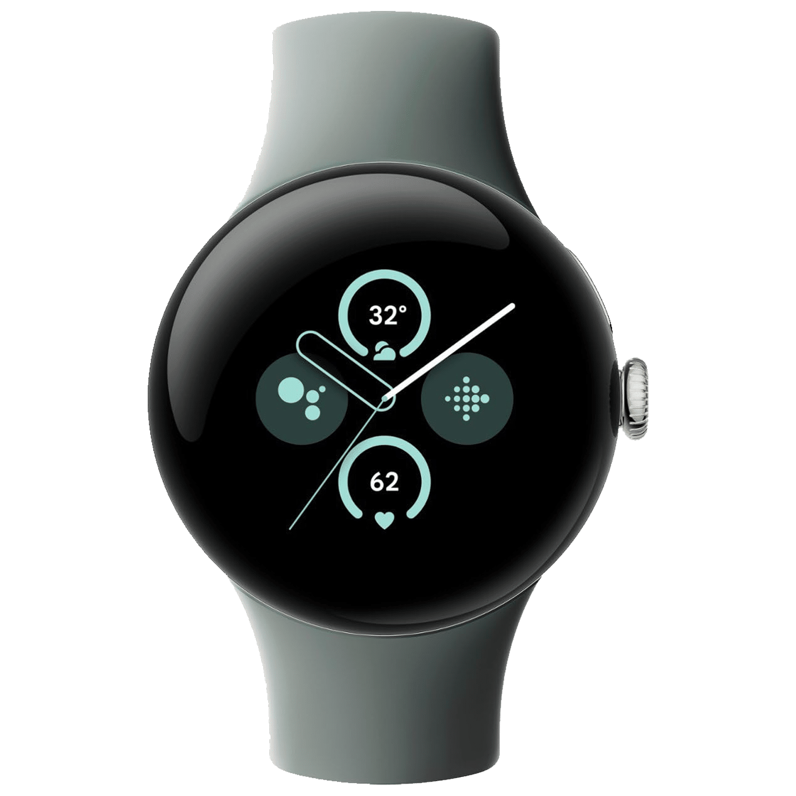 Google Pixel Watch 2 Wi-Fi + 4G SIM Wear OS 4.0 Smartwatch (41mm AMOLED Display, Qualcomm 5100 Cortex M33 co-processor, Hazel Active Band)