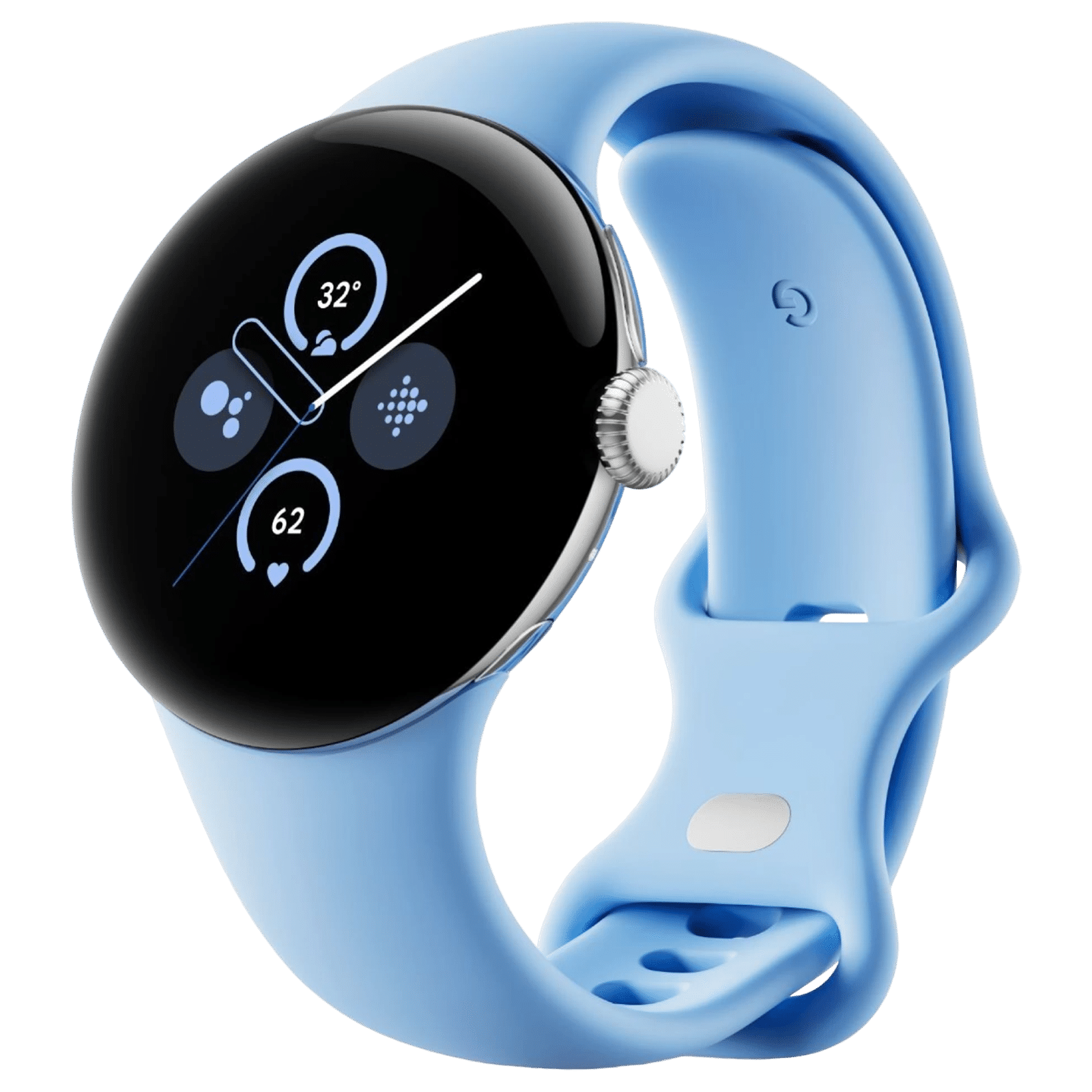 Google Pixel Watch 2 Wi-Fi + 4G SIM Wear OS 4.0 Smartwatch (41mm AMOLED Display, Qualcomm 5100 Cortex M33 co-processor, Bay Active Band)