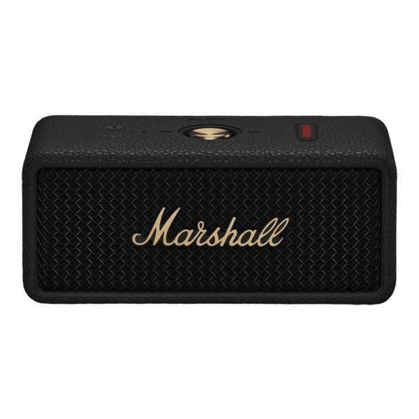 Marshall Emberton III 20W Portable Bluetooth Speaker (IP67 Dust & Waterproof, 360 Degree Sound, Stereo Channel, Black & Brass)_1