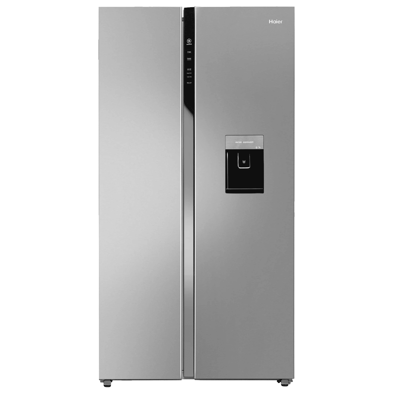 Haier 596 Litres 3 Star Frost Free Side by Side Smart Wifi Enabled Refrigerator with Deo Fresh Technology (HRS-682SWDU1, Shiny Steel)