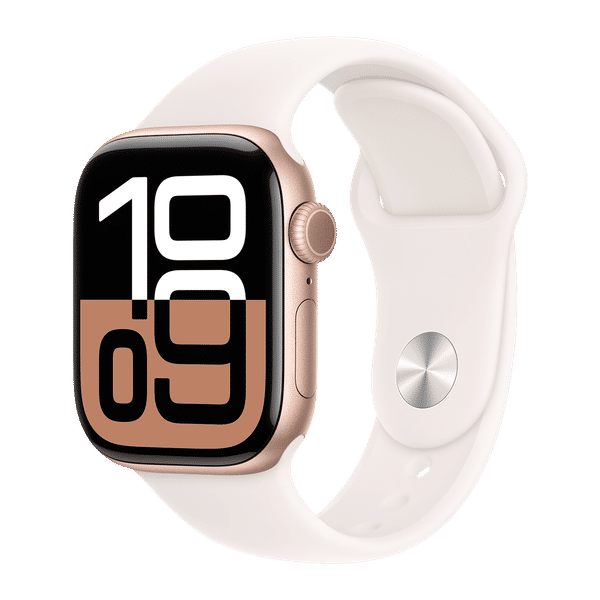 Apple Watch Series 10 GPS with Sport Band - S/M (42mm Retina LTPO3 OLED Display, Rose Gold Aluminium Case)_1