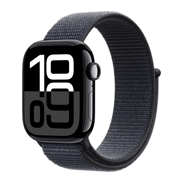 Apple Watch Series 10 GPS with Sport Loop (42mm Retina LTPO3 OLED Display, Jet Black Aluminum Case)_1