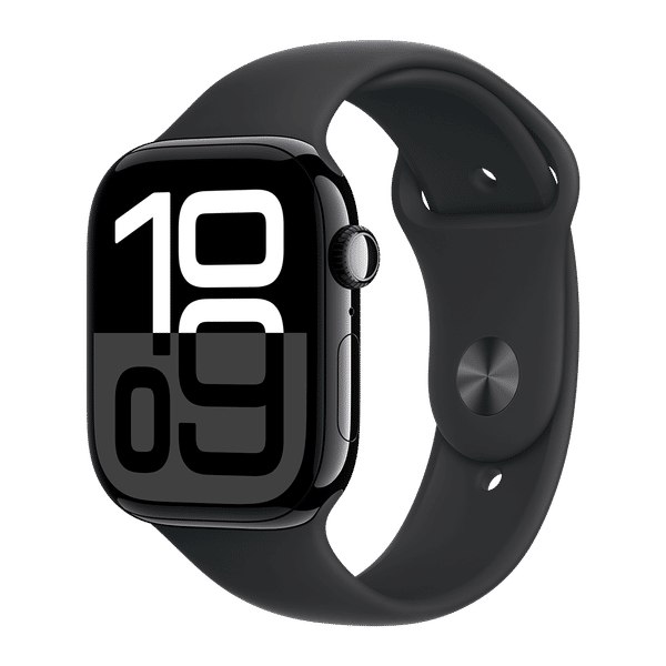 Apple Watch Series 10 GPS with Sport Band - S/M (46mm Retina LTPO3 OLED Display, Jet Black Aluminium Case)_1