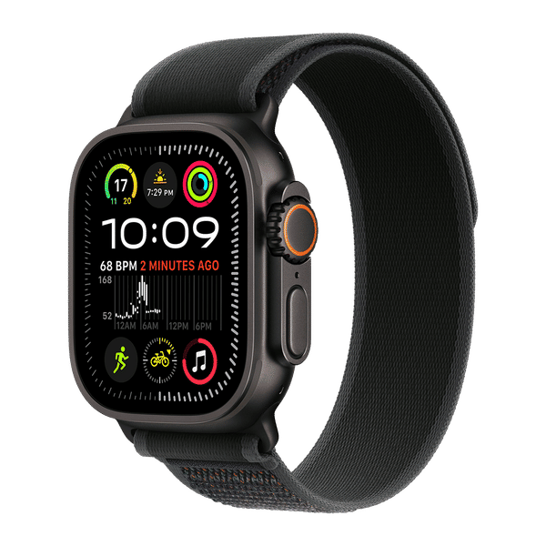 Apple Watch Ultra 2 GPS+Cellular with Trail Loop - S/M (49mm Retina LTPO2 OLED Display, Black Titanium Case)_1