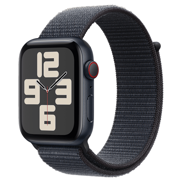Apple Watch SE GPS+Cellular with Ink Sport Loop (44mm Retina LTPO OLED Display, Midnight Aluminium Case)_1