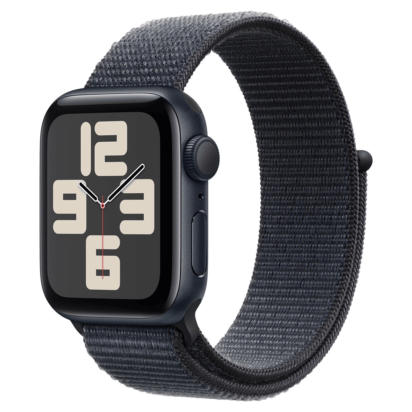 Apple Watch SE GPS with Ink Sport Loop (40mm Retina LTPO OLED Display, Midnight Aluminium Case)