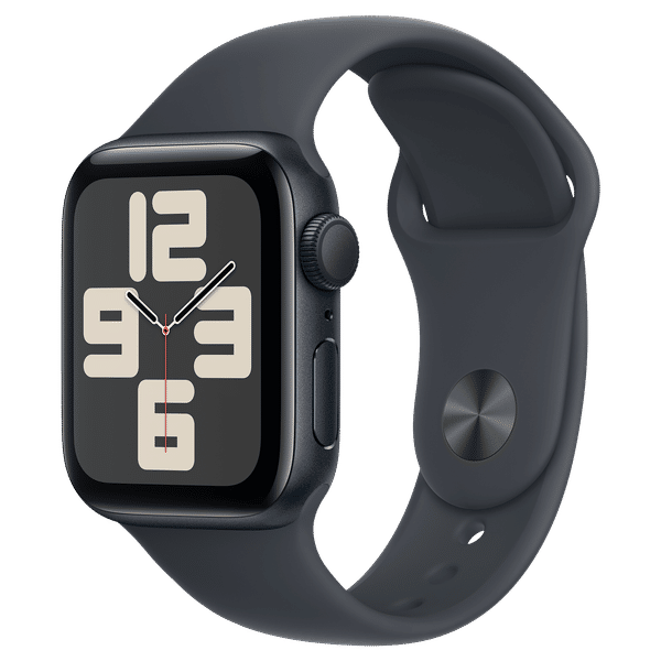 Apple Watch SE GPS with Midnight Sport Band - S/M (40mm Retina LTPO OLED Display, Midnight Aluminium Case)_1
