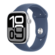 Apple Watch Series 10 GPS+Cellular with Sport Band - S/M (46mm Retina LTPO3 OLED Display, Silver Aluminium Case)_1