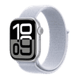 Apple Watch Series 10 GPS+Cellular with Sport Loop (42mm Retina LTPO3 OLED Display, Silver Aluminium Case)_1