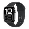 Apple Watch Series 10 GPS+Cellular with Sport Band - M/L (42mm Retina LTPO3 OLED Display, Jet Black Aluminium Case)_1
