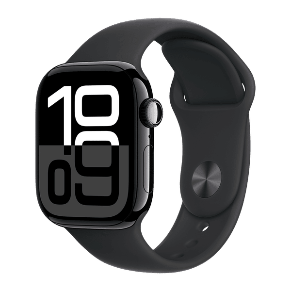 Apple Watch Series 10 GPS+Cellular with Sport Band - M/L (42mm Retina LTPO3 OLED Display, Jet Black Aluminium Case)_1