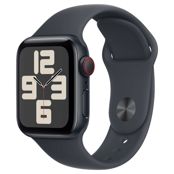 Apple Watch SE GPS+Cellular with Midnight Sport Band - M/L (40mm Retina LTPO OLED Display, Midnight Aluminium Case)_1