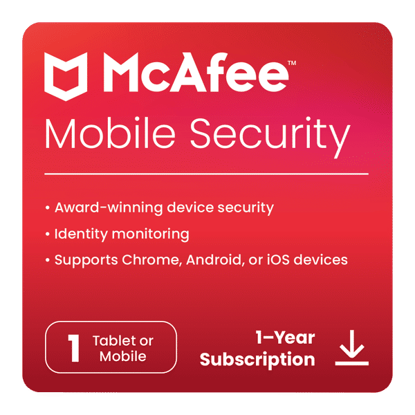 McAfee Mobile Security Antivirus (1 Device, 1 Years, MMS1U1Y)_1